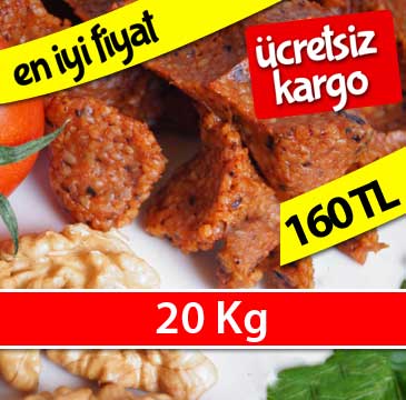 20kg çiğ köfte